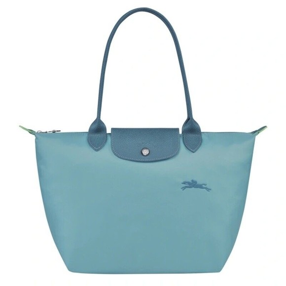 Longchamp Bags New Longchamp Le Pliage Small Green Canvas Tote